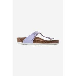 Žabky Birkenstock Gizeh BFBC Earthy dámské, fialová barva, na plochém podpatku, 1022596-Purple