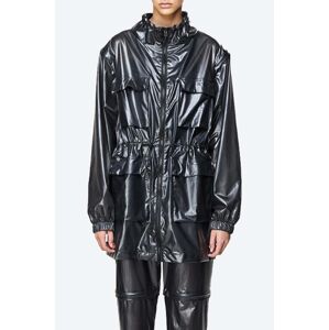 Pláštěnka (parka) Rains Ultralight Zip Off Parka 1846 SHADOW BLACK černá barva