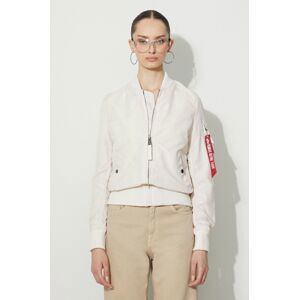 Bomber bunda Alpha Industries MA-1 TT Wmn 141041 578 béžová barva, přechodná