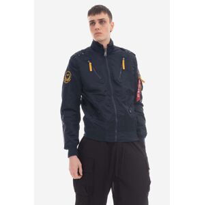 Bunda Alpha Industries Falcon II 156109 07 pánská, tmavomodrá barva, přechodná