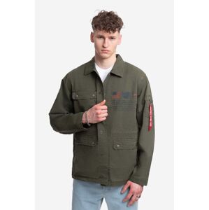 Bunda Alpha Industries Field Jacket LWC 136115 136 pánská, šedá barva, přechodná