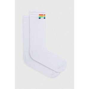 Ponožky Fila 2-pack pánské, bílá barva