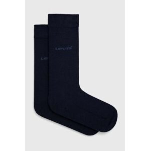 Ponožky Levi's 2-pack tmavomodrá barva