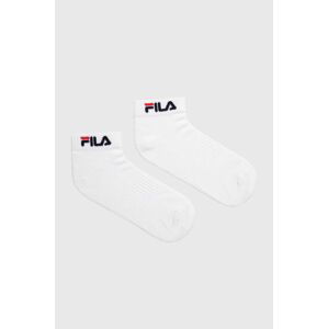 Ponožky Fila 2-pack bílá barva