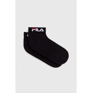 Ponožky Fila 2-pack černá barva