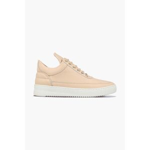 Kožené sneakers boty Filling Pieces Low Top béžová barva, 25127541888