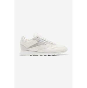 Kožené sneakers boty Reebok Classic Classic Leather bílá barva, GX6201-white