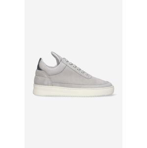 Semišové sneakers boty Filling Pieces Low Top Suede šedá barva, 10122791878