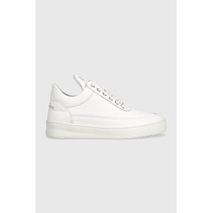 Kožené sneakers boty Filling Pieces Low Top Ripple Crumbs bílá barva, 25127541855037