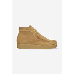 Semišové kotníkové boty Levi's Footwear&Accessories D7352.0004 RVN 75 hnědá barva, D7352.0004-brown