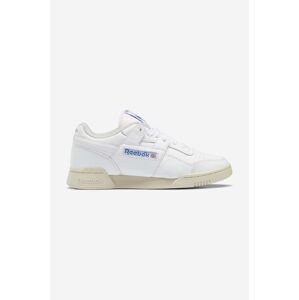 Kožené sneakers boty Reebok Workout Plus Vintag GZ4962 bílá barva, GZ4962-white