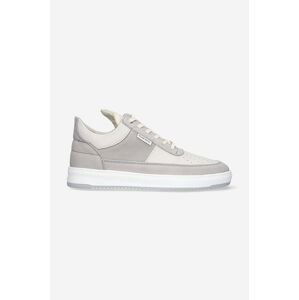 Kožené sneakers boty Filling Pieces Low Top Game šedá barva, 10133151878.M