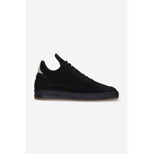 Semišové sneakers boty Filling Pieces Low Top Ripple Suede černá barva, 25122791861