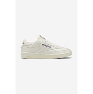 Kožené sneakers boty Reebok Classic Club C85 Vintage béžová barva, GX3681-cream