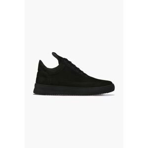 Semišové sneakers boty Filling Pieces Low Top Ripple černá barva, 30425441861