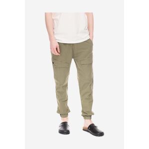 Kalhoty Alpha Industries Hidden Cargo Jogger pánské, zelená barva, ve střihu cargo, 136202.11-green