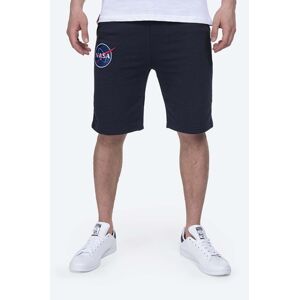 Kraťasy Alpha Industries pánské, tmavomodrá barva, 116362.07-navy