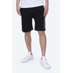 Kraťasy Alpha Industries Al Sweat pánské, černá barva, 116365.03-black