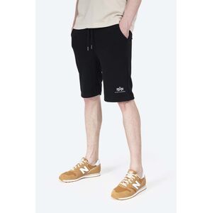 Kraťasy Alpha Industries Basic pánské, černá barva, 116363FP.530-black