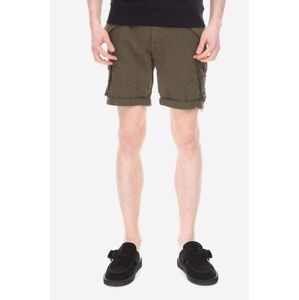 Kraťasy Alpha Industries Combat Short pánské, zelená barva, 116210.142-green