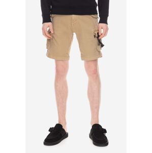 Kraťasy Alpha Industries Special OPS Short pánské, béžová barva, 106254.14-beige