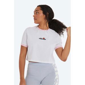 Bavlněné tričko Ellesse bílá barva, SGJ11884-WHITE