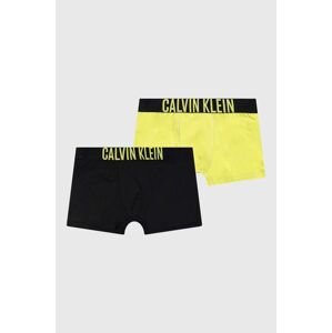 Dětské boxerky Calvin Klein Underwear 2-pack žlutá barva