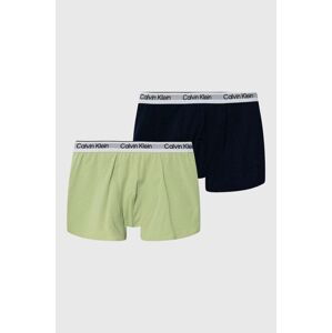 Dětské boxerky Calvin Klein Underwear 2-pack tmavomodrá barva