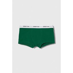 Dětské boxerky United Colors of Benetton zelená barva