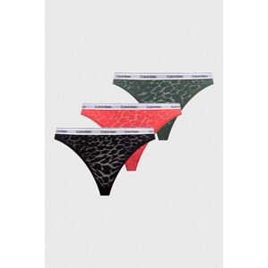 Kalhotky brazilky Calvin Klein Underwear 3-pack