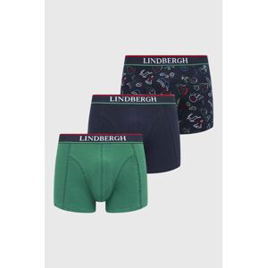 Boxerky Lindbergh 3-pack pánské, černá barva