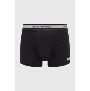 Boxerky Emporio Armani Underwear pánské, černá barva