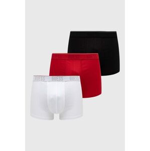 Boxerky Guess 3-pack pánské, černá barva