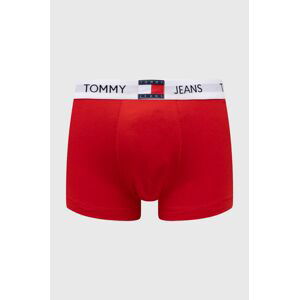 Boxerky Tommy Jeans pánské, červená barva