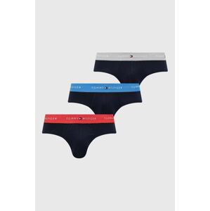 Spodní prádlo Tommy Hilfiger 3-pack pánské, tmavomodrá barva