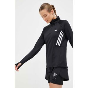 Tréninková mikina adidas Performance Hyperglam černá barva, s potiskem