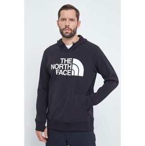 Sportovní mikina The North Face Tekno Logo černá barva, s kapucí, s potiskem