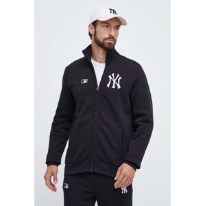 Mikina 47brand MLB New York Yankees pánská, černá barva, s aplikací