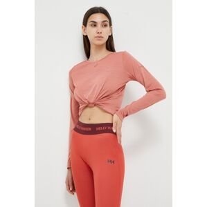 Běžecké triko s dlouhým rukávem Asics Nagino růžová barva