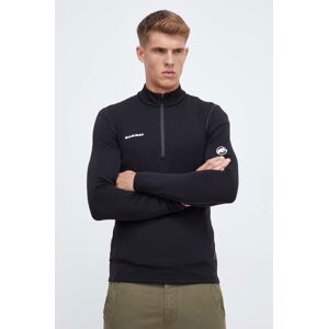 Sportovní mikina Mammut Aenergy ML Half Zip černá barva