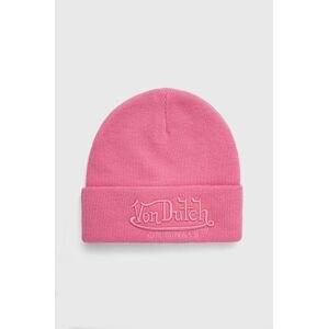 Čepice Von Dutch růžová barva
