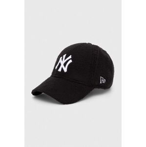 Kšiltovka New Era černá barva, s aplikací, NEW YORK YANKEES