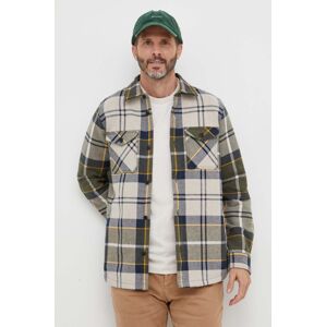 Bavlněné tričko Barbour Cannich Overshirt regular, s klasickým límcem, MOS0117