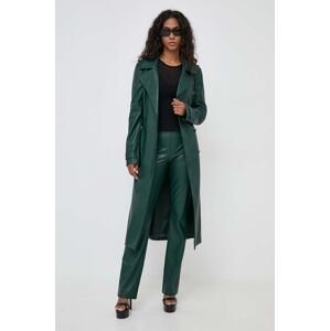Kabát Marciano Guess dámský, zelená barva, přechodný, dvouřadový