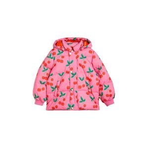 Dětská bunda Mini Rodini růžová barva