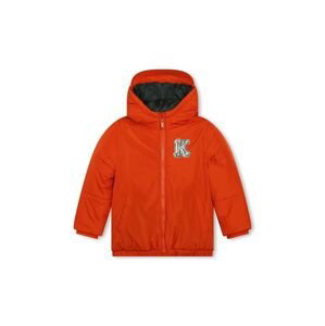 Dětská bunda Kenzo Kids oranžová barva