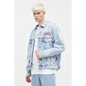 Džínová bunda Tommy Jeans pánská, přechodná, oversize