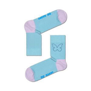 Ponožky Happy Socks Butterfly Rhinestone 1/2 Crew dámské