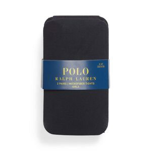 Dětské punčocháče Polo Ralph Lauren 2-pack černá barva