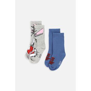 Dětské ponožky Coccodrillo ZC3383201LBL LICENCE BOY LOONEY TUNES 2-pack